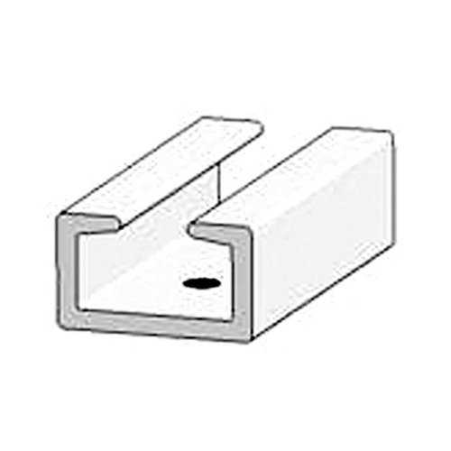 BINARIO PROFILO GUIDA IN PVC A "C" PER TENDE 2.5MT