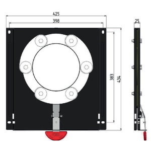PIASTRA GIREVOLE DX SX PER VW T5/T6 DAL 2003 AL 2023