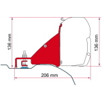 STAFFE PER F45 ADAPTER DUCATO/JUMPER/BOXER L2/H2 DAL 2006 98655Z201