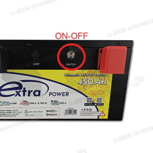 BATTERIA LITIO LiFePo4 PER SERVIZI 450A EXTRA CON BMS INTEGRATO E CONNESSIONE BLUETOOTH
